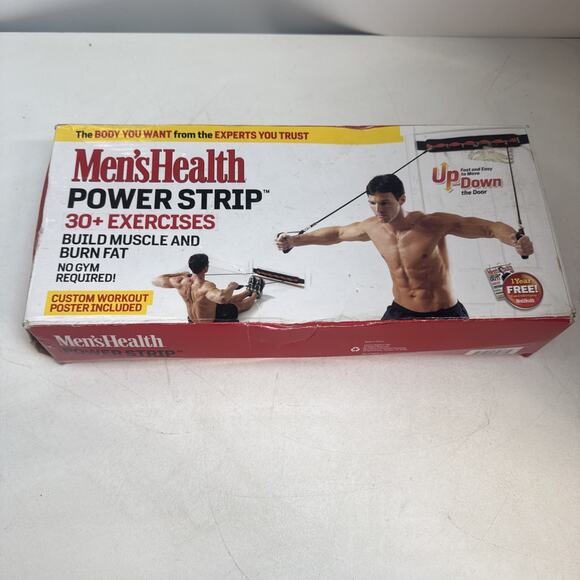 Men's Health Power Strip 30+ Exersises Build Muscle & Burn Fat - Picture 1 of 6